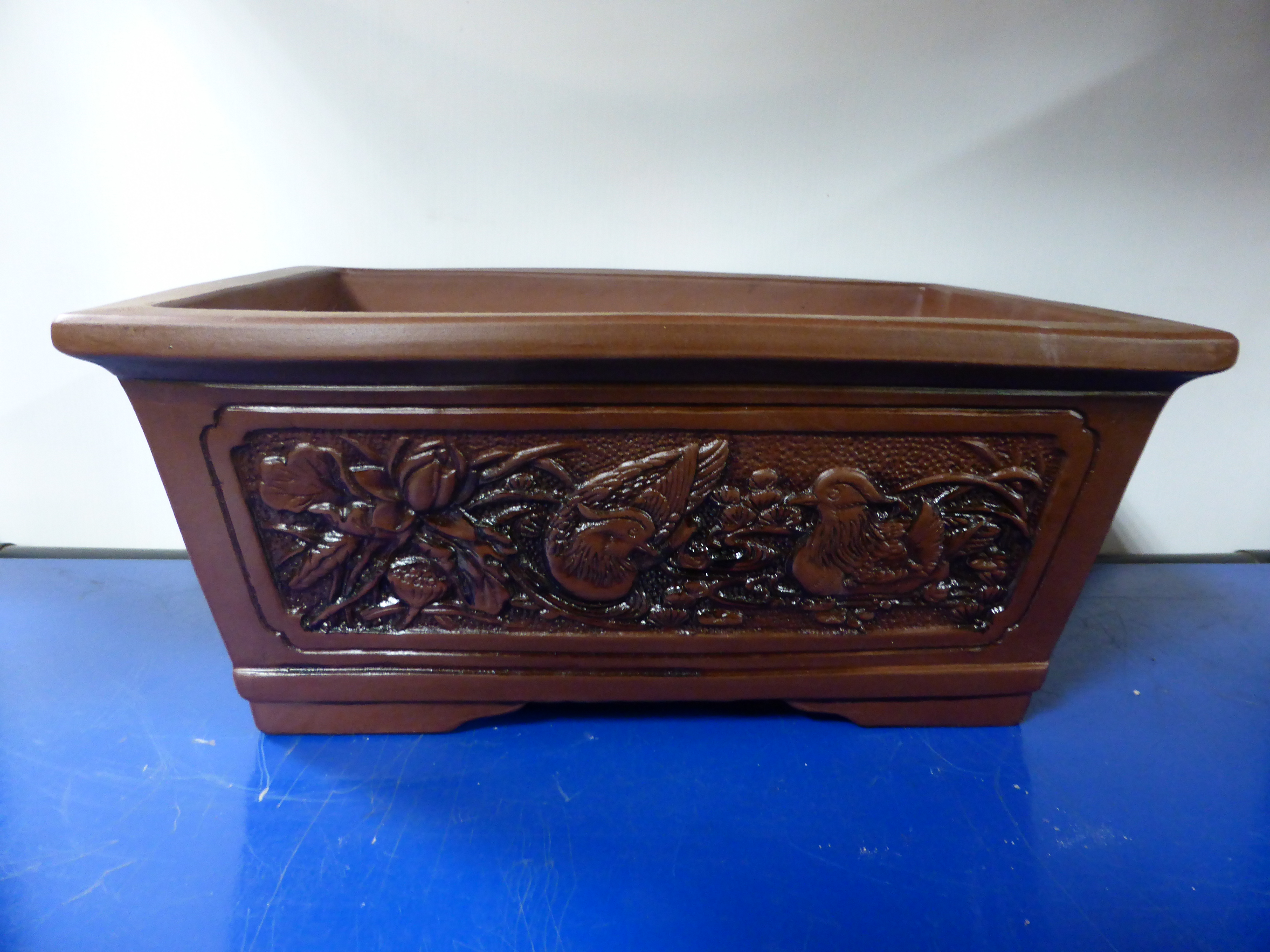 Embossed Bonsai Pot