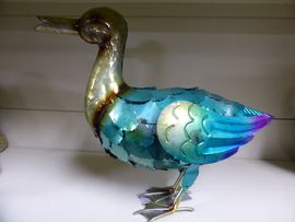 Metal Duck Ornament