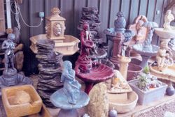 Display of Self Contained Water Features